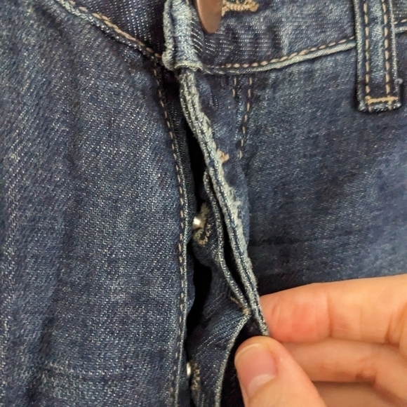 MAN X ONE TEASPOON Mr. Browns Indigo Linen Blend Relaxed Leg Jeans Size 30 R - Picture 4 of 12